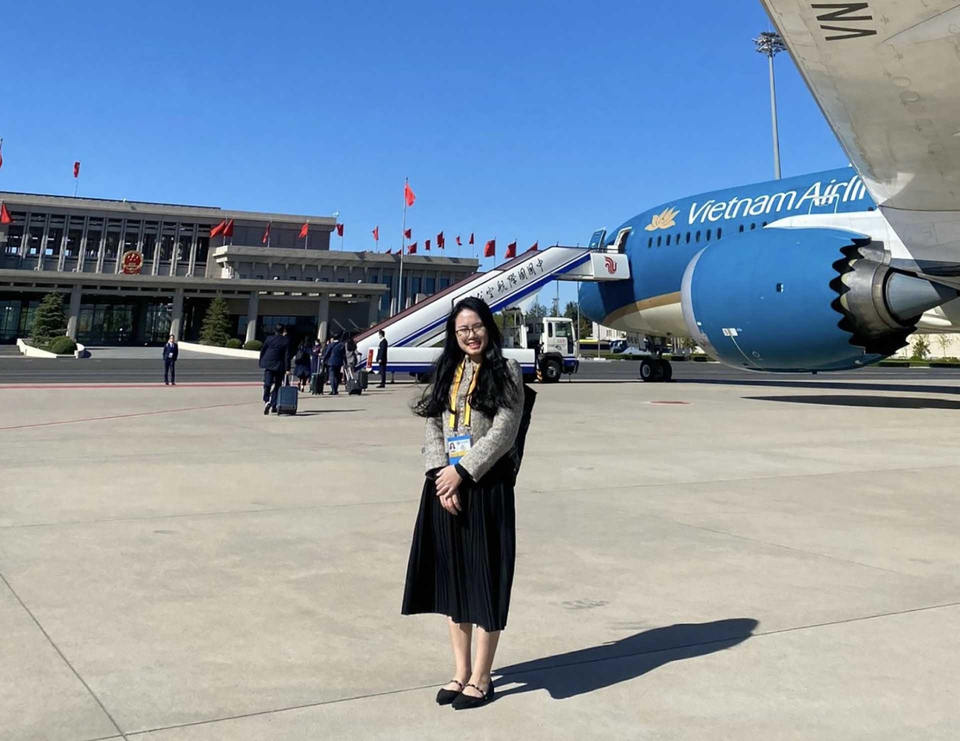 Tác giả tại sân bay quốc tế Thủ đô Bắc Kinh. Tác giả tại sân bay quốc tế Thủ đô Bắc Kinh.