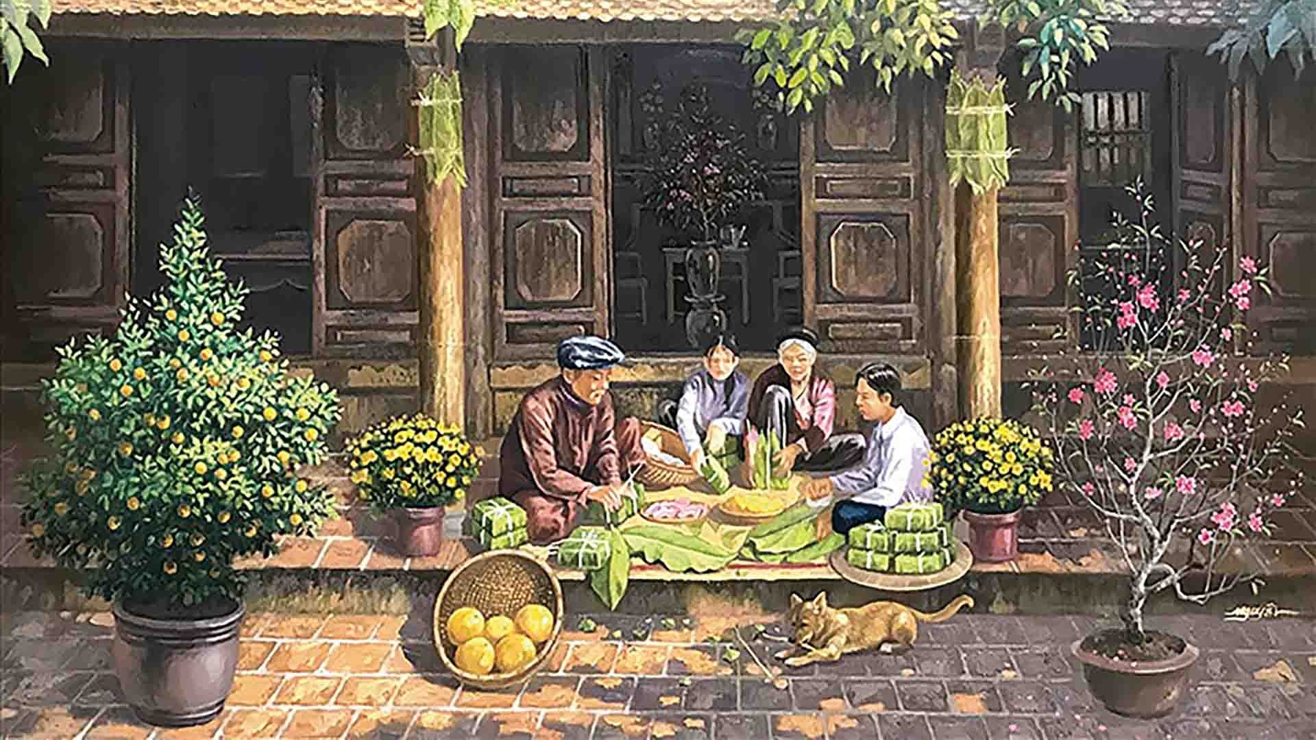 Lao xao tháng Chạp quê xưa