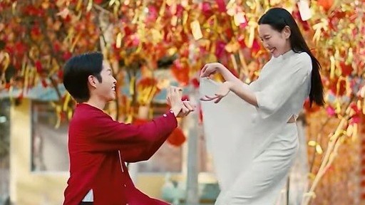 Đi chùa cầu duyên: Ca sĩ Đức Phúc mời Hoa hậu Thùy Tiên tham gia MV dịp Valentine 2024