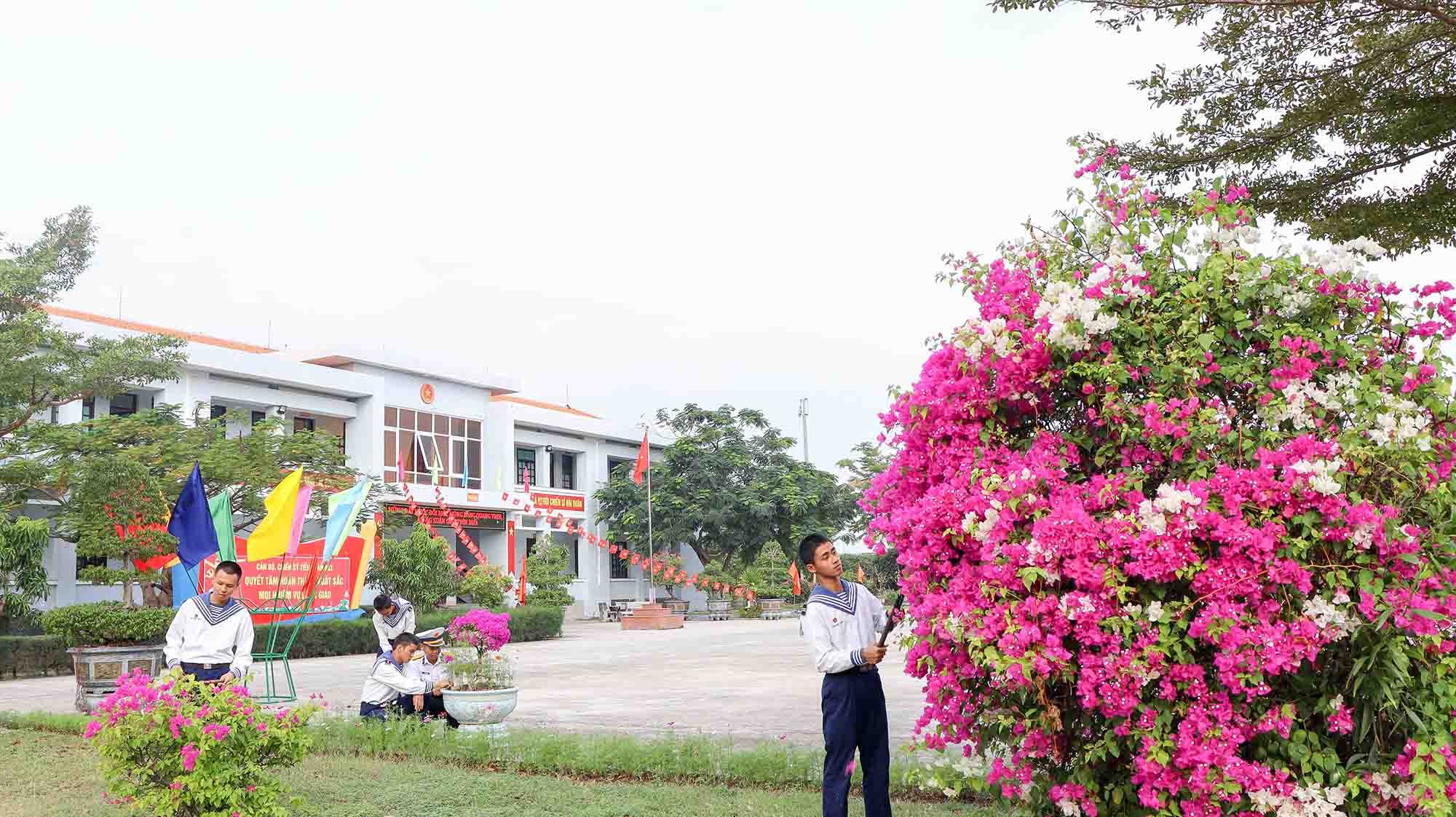 Lực lượng hải quân đón Tết thế nào?