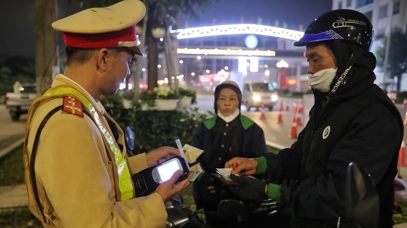 Ngày 30 Tết Giáp Thìn, công an cả nước xử lý 3.428 trường hợp vi phạm nồng độ cồn