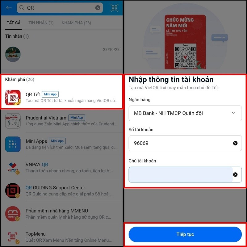 Tạo mã QR Tết trên Zalo nhận lì xì Tết Giáp Thìn siêu độc đáo Tạo mã QR Tết trên Zalo nhận lì xì Tết Giáp Thìn siêu độc đáo
