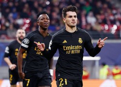 Champions League: Brahim Diaz ghi bàn duy nhất, Real Madrid thắng trên sân RB Leipzig