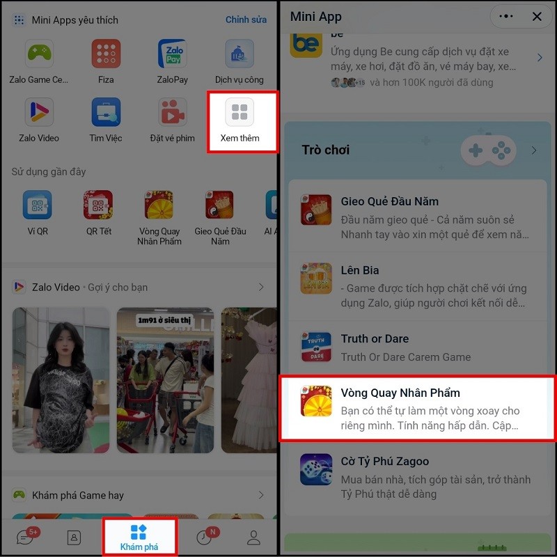 Cách chơi vòng quay nhân phẩm trên Zalo thử vận may năm mới 2024 Cách chơi vòng quay nhân phẩm trên Zalo thử vận may năm mới 2024