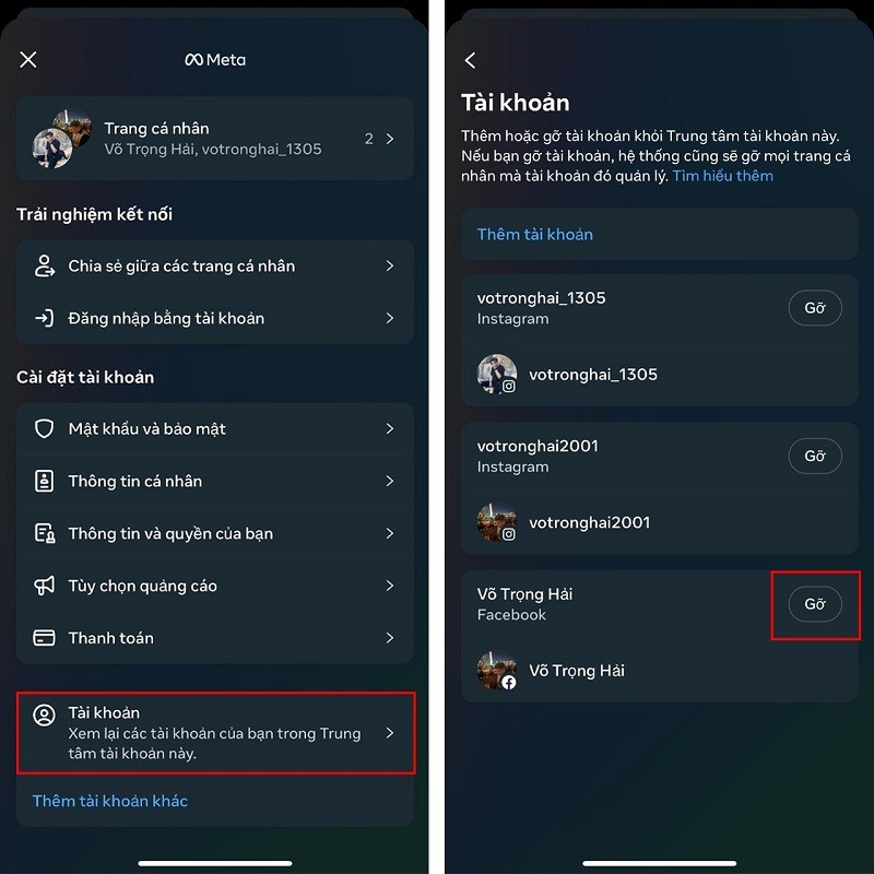 Cách hủy liên kết Instagram với Facebook chỉ với vài thao tác đơn giản Cách hủy liên kết Instagram với Facebook chỉ với vài thao tác đơn giản