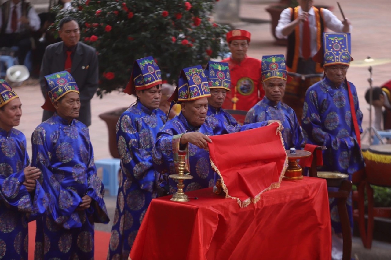 Hoàng thành Thăng Long tái hiện nghi lễ Tết tiêu biểu của cung đình xưa Hoàng thành Thăng Long tái hiện nghi lễ Tết tiêu biểu của cung đình xưa