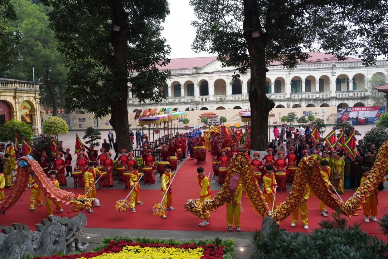 Hoàng thành Thăng Long tái hiện nghi lễ Tết tiêu biểu của cung đình xưa Hoàng thành Thăng Long tái hiện nghi lễ Tết tiêu biểu của cung đình xưa