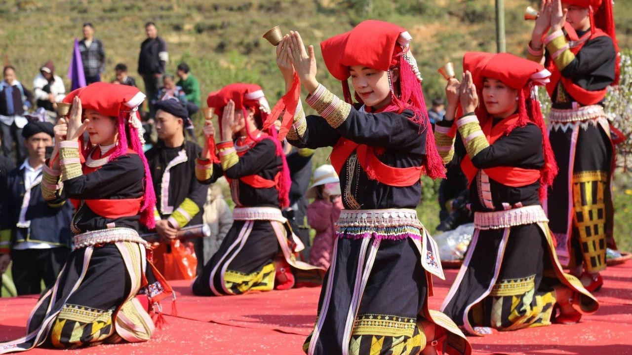 Sôi động lễ hội Xuân của đồng bào dân tộc Dao ở Sa Pa, Lào Cai