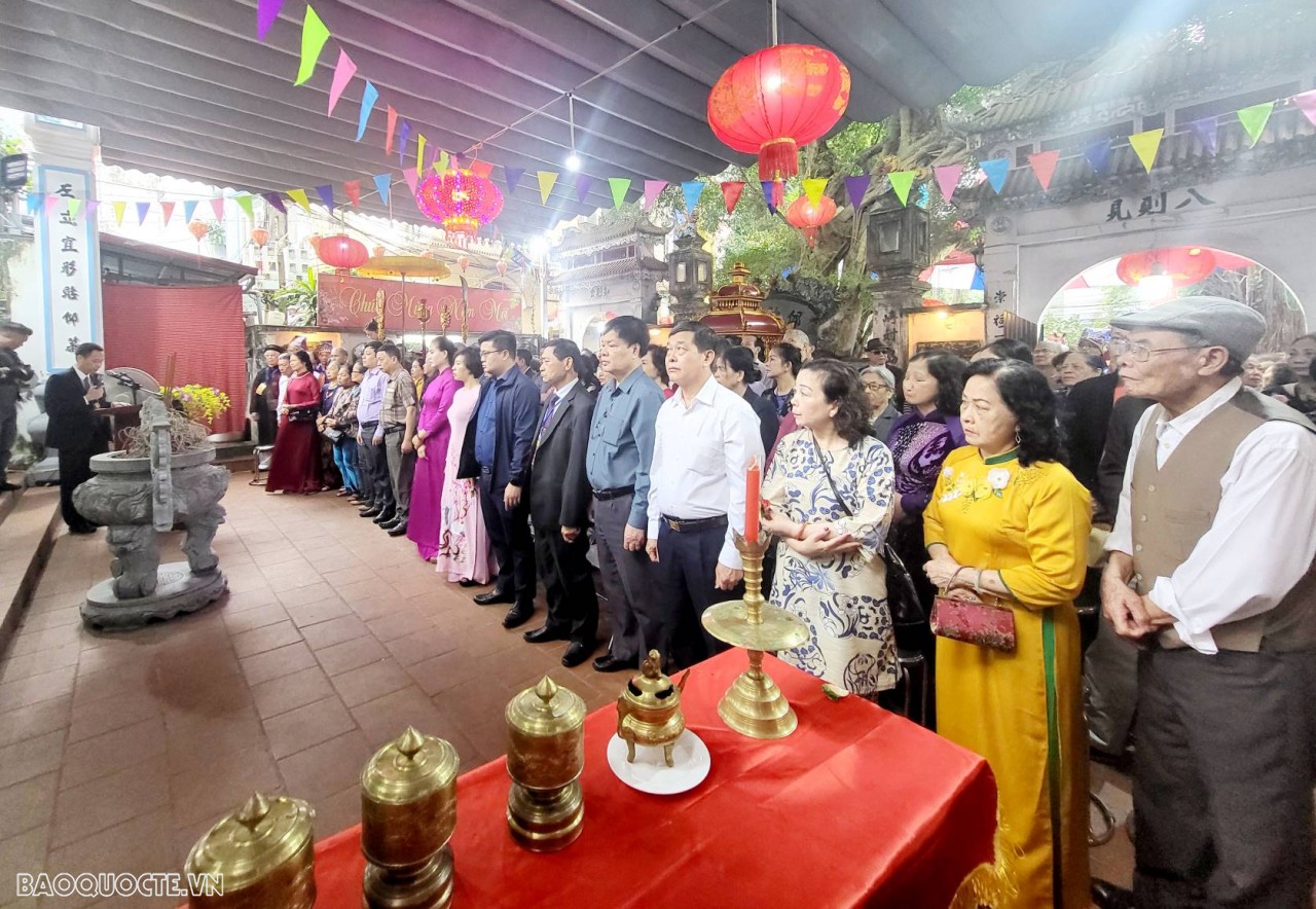 Đặc sắc Lễ hội Làng Cống Vị giữa lòng Hà Nội Đặc sắc Lễ hội Làng Cống Vị giữa lòng Hà Nội