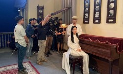 Những hình ảnh hậu trường cảnh quay các diễn viên phim Đào, phở và piano