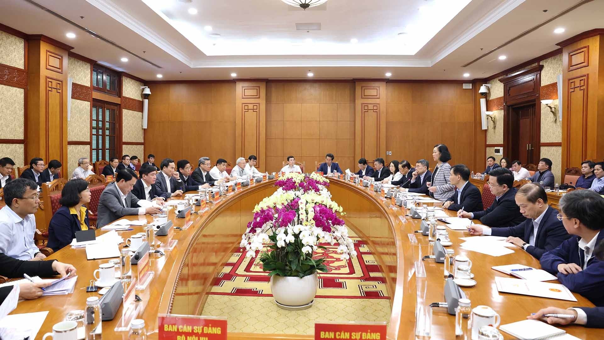 Hội nghị triển khai chương trình làm việc của Bộ Chính trị, Ban Bí thư năm 2024