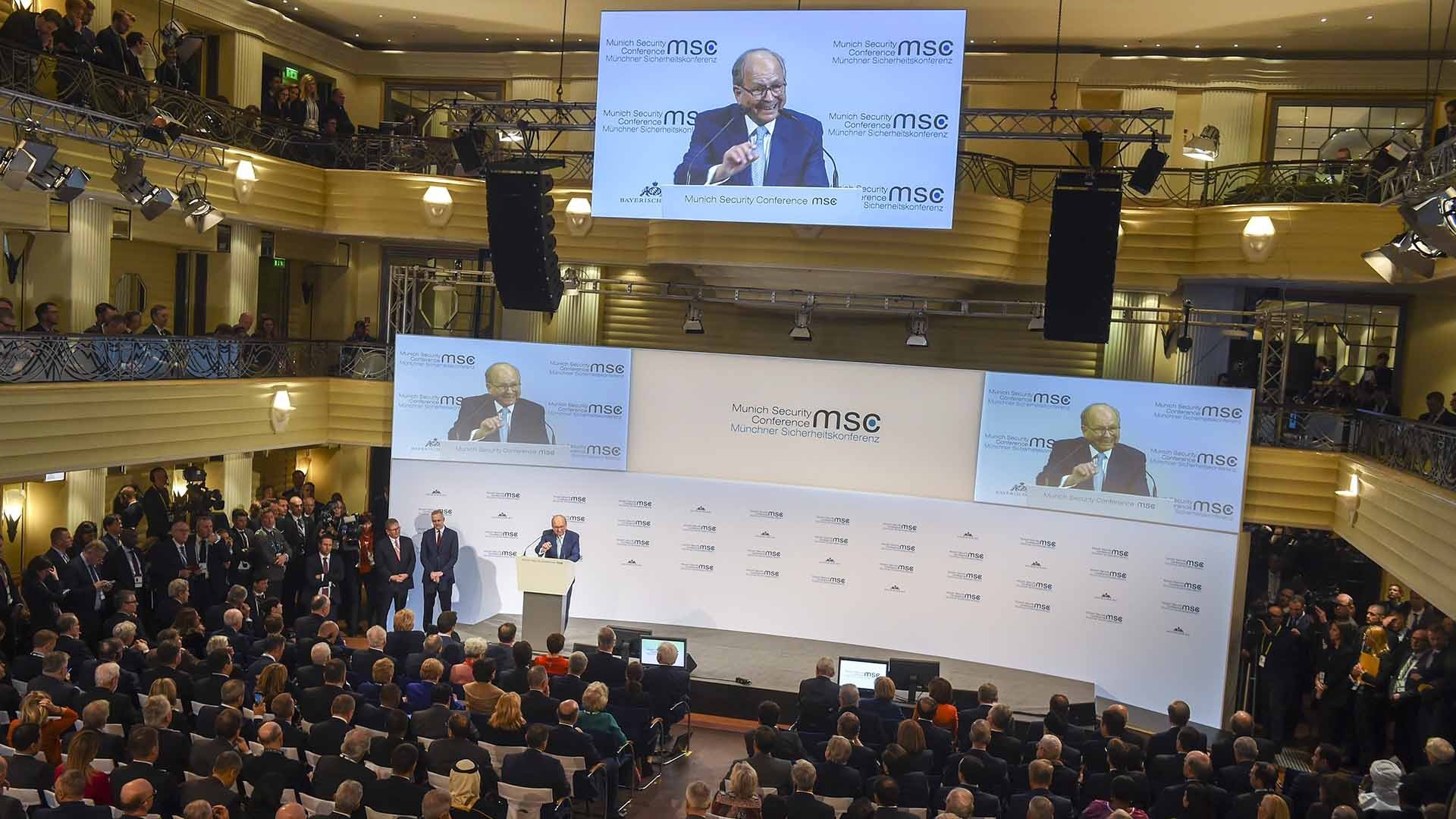 Hội nghị an ninh Munich lần thứ 60 diễn ra từ ngày 16-18/2 tại Munich, Đức. (Nguồn: AFP) Hội nghị an ninh Munich lần thứ 60 diễn ra từ ngày 16-18/2 tại Munich, Đức. (Nguồn: AFP)