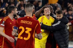 Europa League 2023/24: Hình ảnh trận đấu As Roma vượt qua Feyenoord sau loạt đá luân lưu