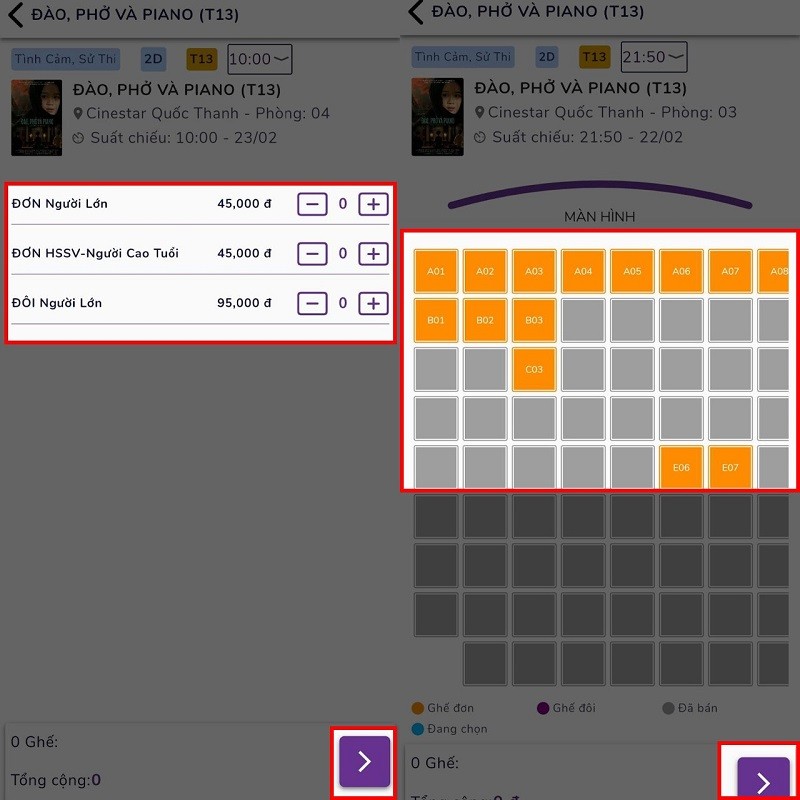 Đặt vé phim Đào, phở và Piano đang hot mà không cần phải xếp hàng Đặt vé phim Đào, phở và Piano đang hot mà không cần phải xếp hàng