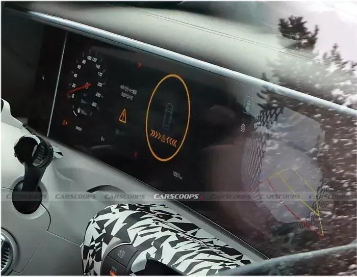 Điểm nổi bật tiếp theo của xe Hyundai Palisade 2026 là màn hình cong cỡ lớn.