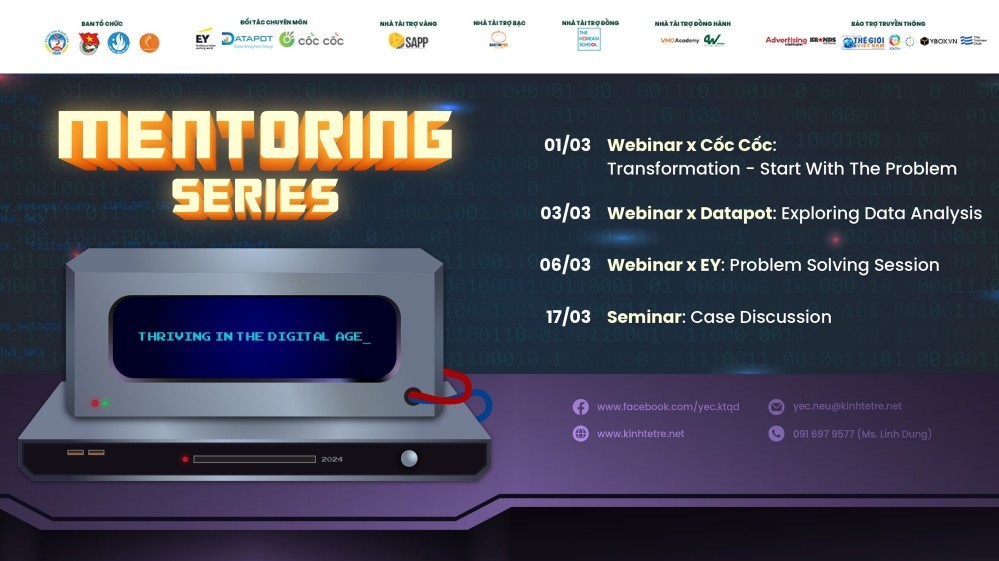 Đại học Kinh tế quốc dân phát động chương trình Mentoring Series 2024