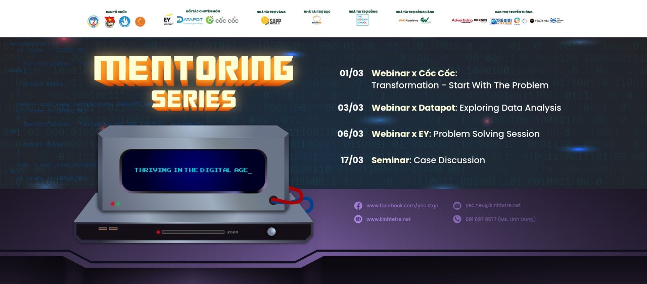 Đại học Kinh tế Quốc dân phát động chương trình Mentoring Series 2024 Đại học Kinh tế Quốc dân phát động chương trình Mentoring Series 2024