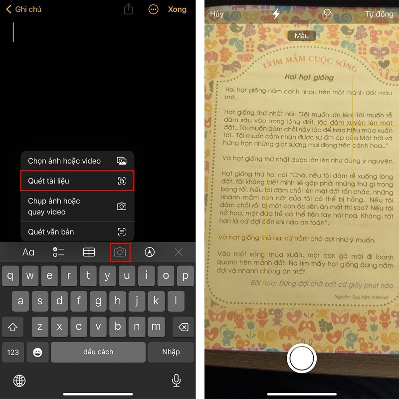 3 cách Scan trên iPhone siêu tiện lợi mà bạn không nên bỏ qua 3 cách Scan trên iPhone siêu tiện lợi mà bạn không nên bỏ qua
