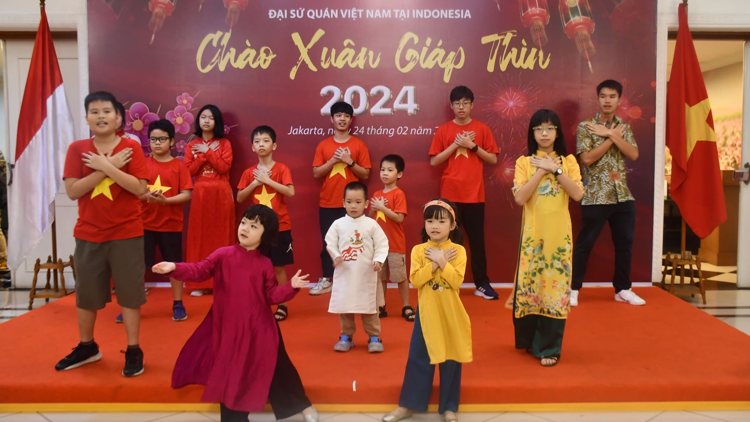 Người Việt ở Indonesia gặp mặt, đón Xuân Giáp Thìn 2024