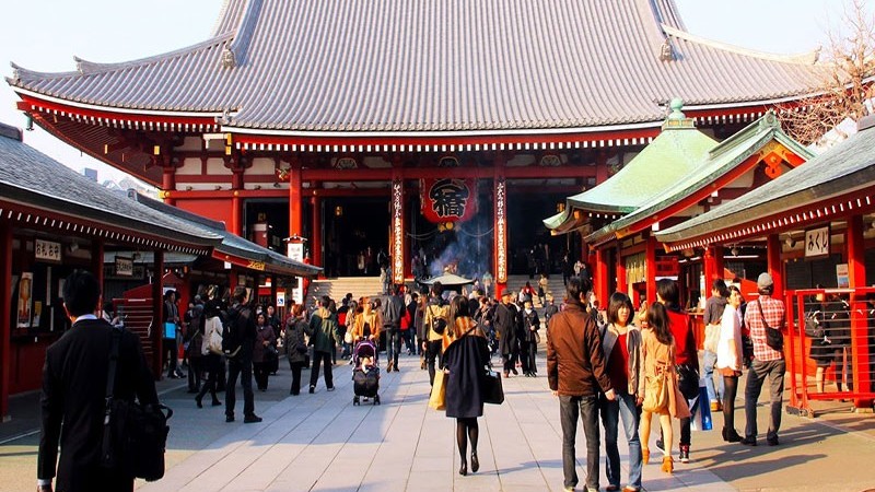 Chùa Sensoji - Biểu tượng của sự tái sinh và hòa bình xứ sở hoa anh đào