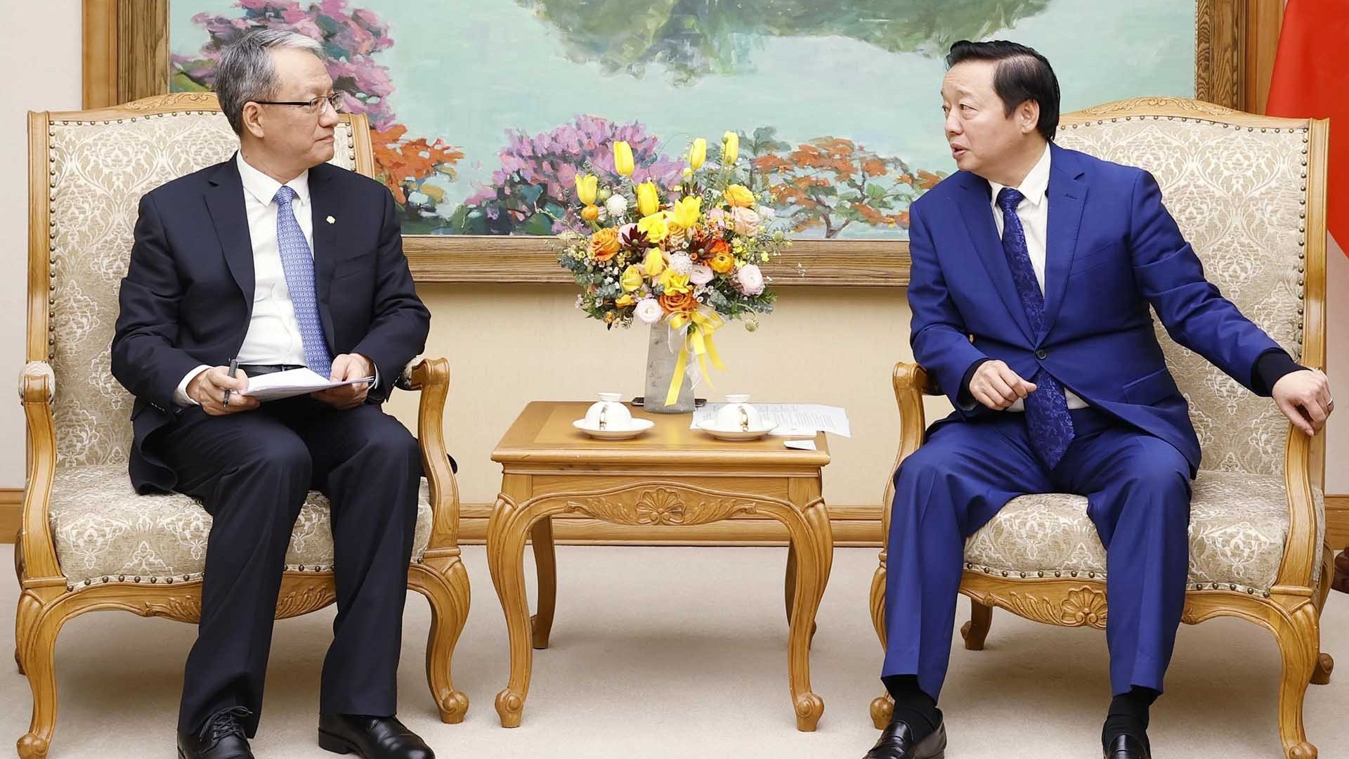 Phó Thủ tướng Trần Hồng Hà tiếp lãnh đạo Tập đoàn Power China