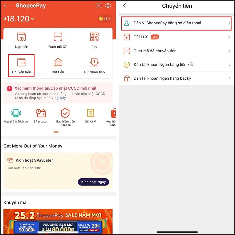 3 cách chuyển tiền từ ví ShopeePay đơn giản, siêu tiện lợi