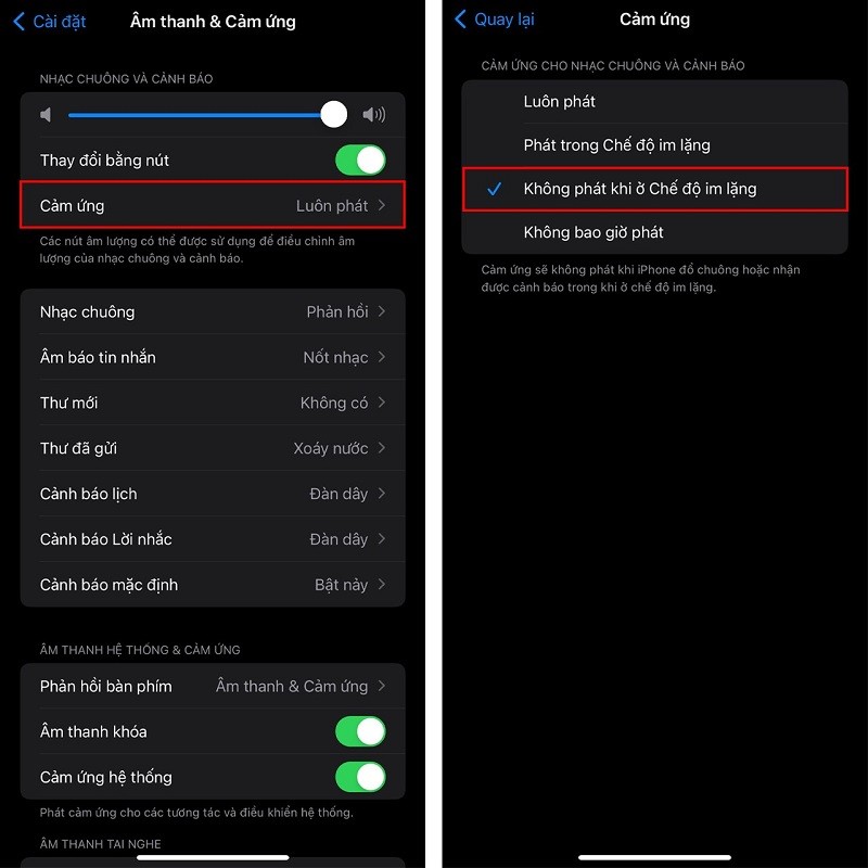 Tắt chế độ rung trên iPhone nhanh chóng Tắt chế độ rung trên iPhone nhanh chóng