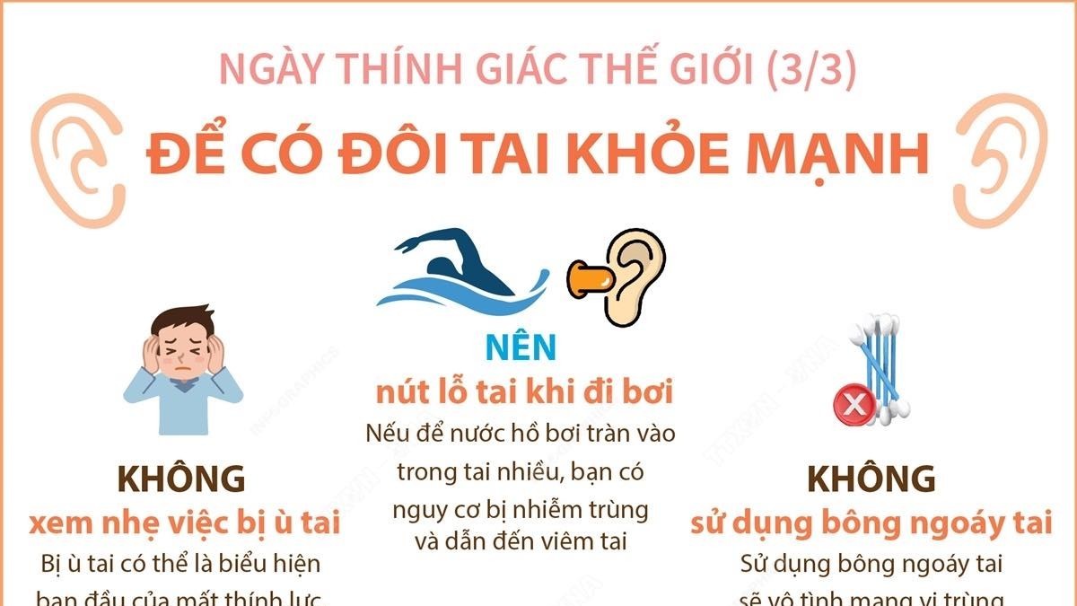 Cách giữ đôi tai luôn khoẻ mạnh