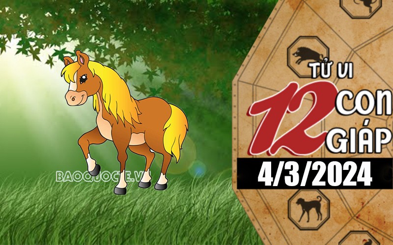 Tử vi hôm nay, xem tử vi 12 con giáp hôm nay ngày 4/3/2024: Tuổi Ngọ cuộc sống ổn định