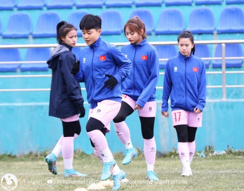 Tuyển U20 Nữ Việt Nam sẵn sàng bước vào Giải U20 Nữ châu Á 2024. (Nguồn: VFF) Tuyển U20 Nữ Việt Nam sẵn sàng bước vào Giải U20 Nữ châu Á 2024. (Nguồn: VFF)