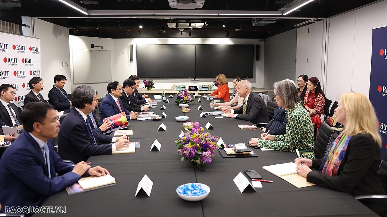 Thủ tướng Phạm Minh Chính dự Lễ khai trương Viện Chính sách Australia-Việt Nam tại Đại học RMIT