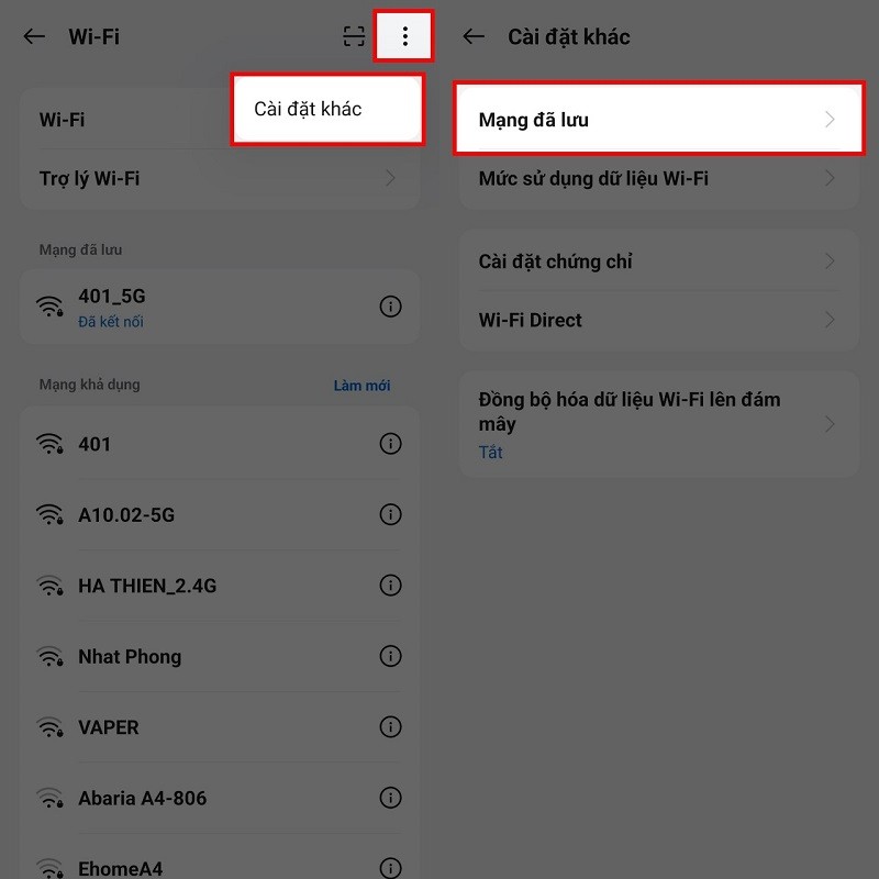Cách xem mật khẩu WiFi trên OPPO nhanh chóng, cực chính xác Cách xem mật khẩu WiFi trên OPPO nhanh chóng, cực chính xác