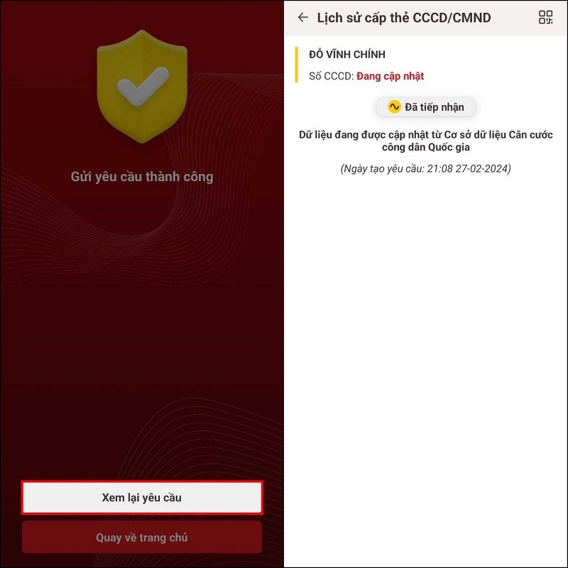 Xem lịch sử cấp thẻ CCCD/CMND trên VNeID đơn giản, nhanh chóng Xem lịch sử cấp thẻ CCCD/CMND trên VNeID đơn giản, nhanh chóng