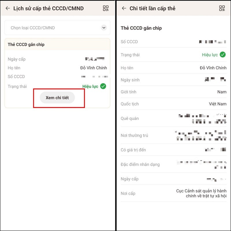 Xem lịch sử cấp thẻ CCCD/CMND trên VNeID đơn giản, nhanh chóng Xem lịch sử cấp thẻ CCCD/CMND trên VNeID đơn giản, nhanh chóng