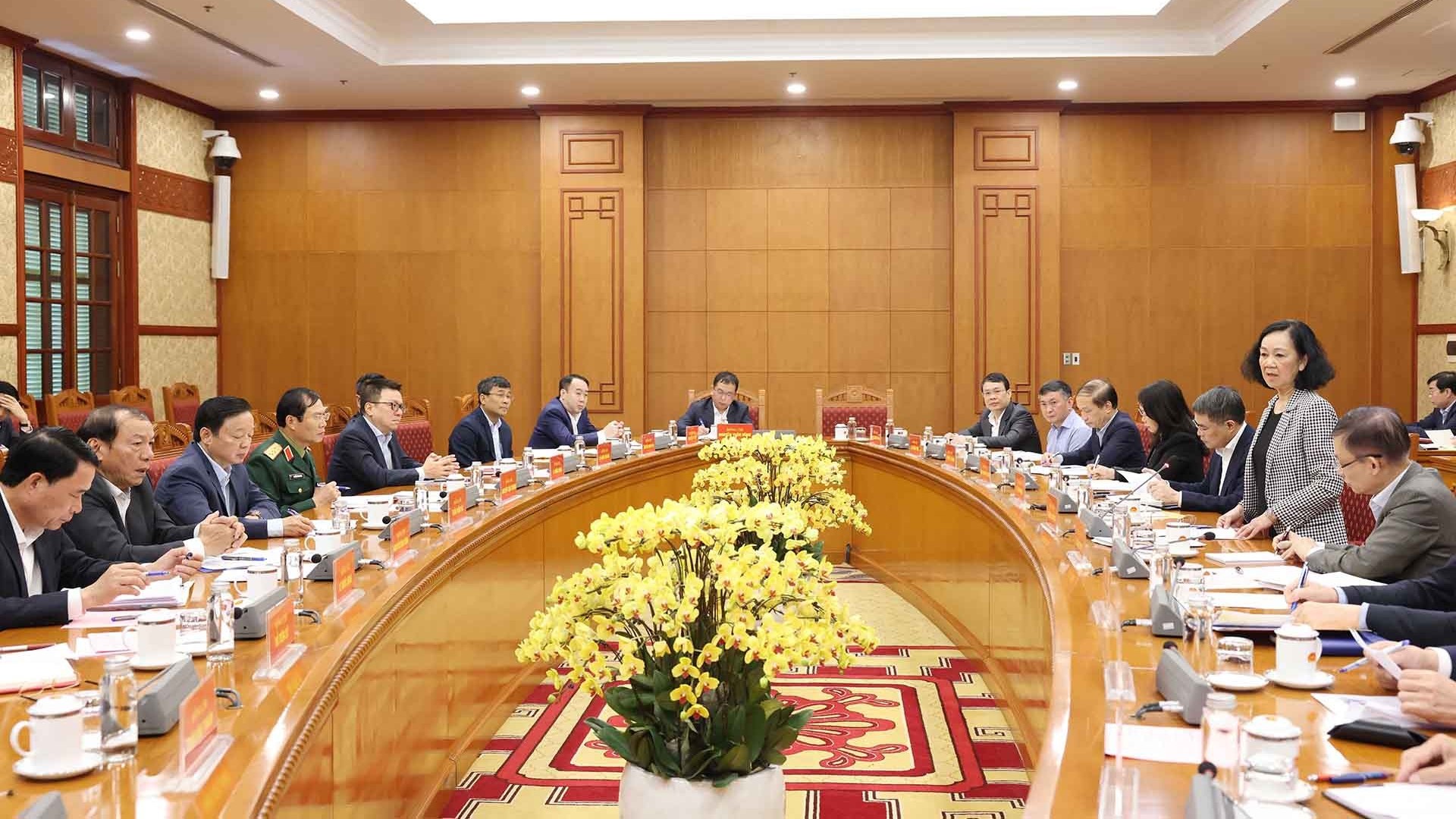 Tiểu ban Tổ chức phục vụ Đại hội XIV của Đảng họp phiên thứ nhất