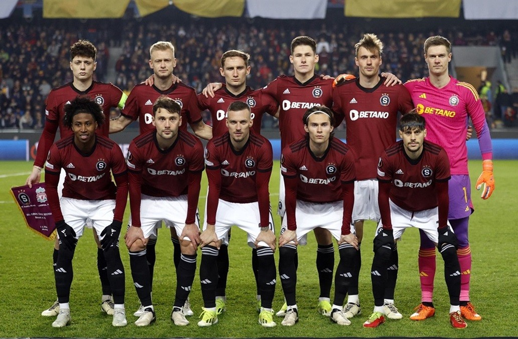 Đội hình xuất phát của chủ nhà Sparta Prague. Đội hình xuất phát của chủ nhà Sparta Prague.