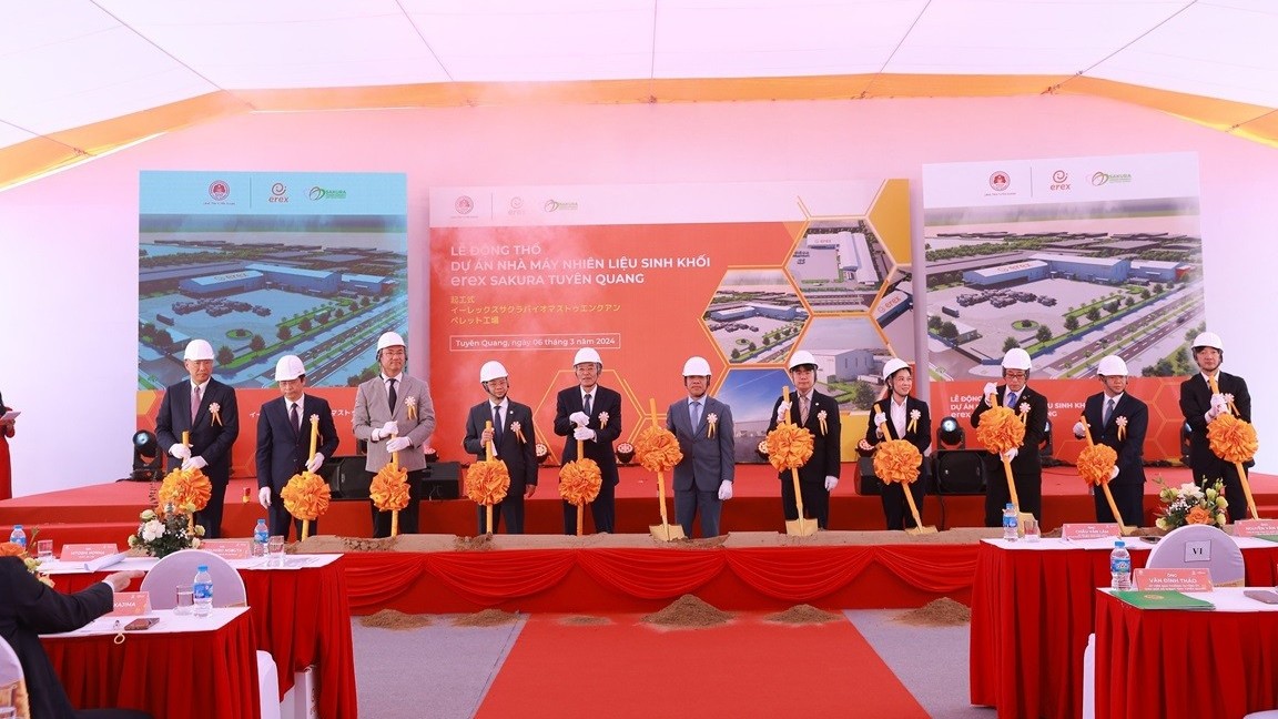 Nhìn thấy cơ hội của ngành dăm gỗ, 'đại gia' Nhật Bản rót hơn 20 triệu USD xây nhà máy tại Tuyên Quang