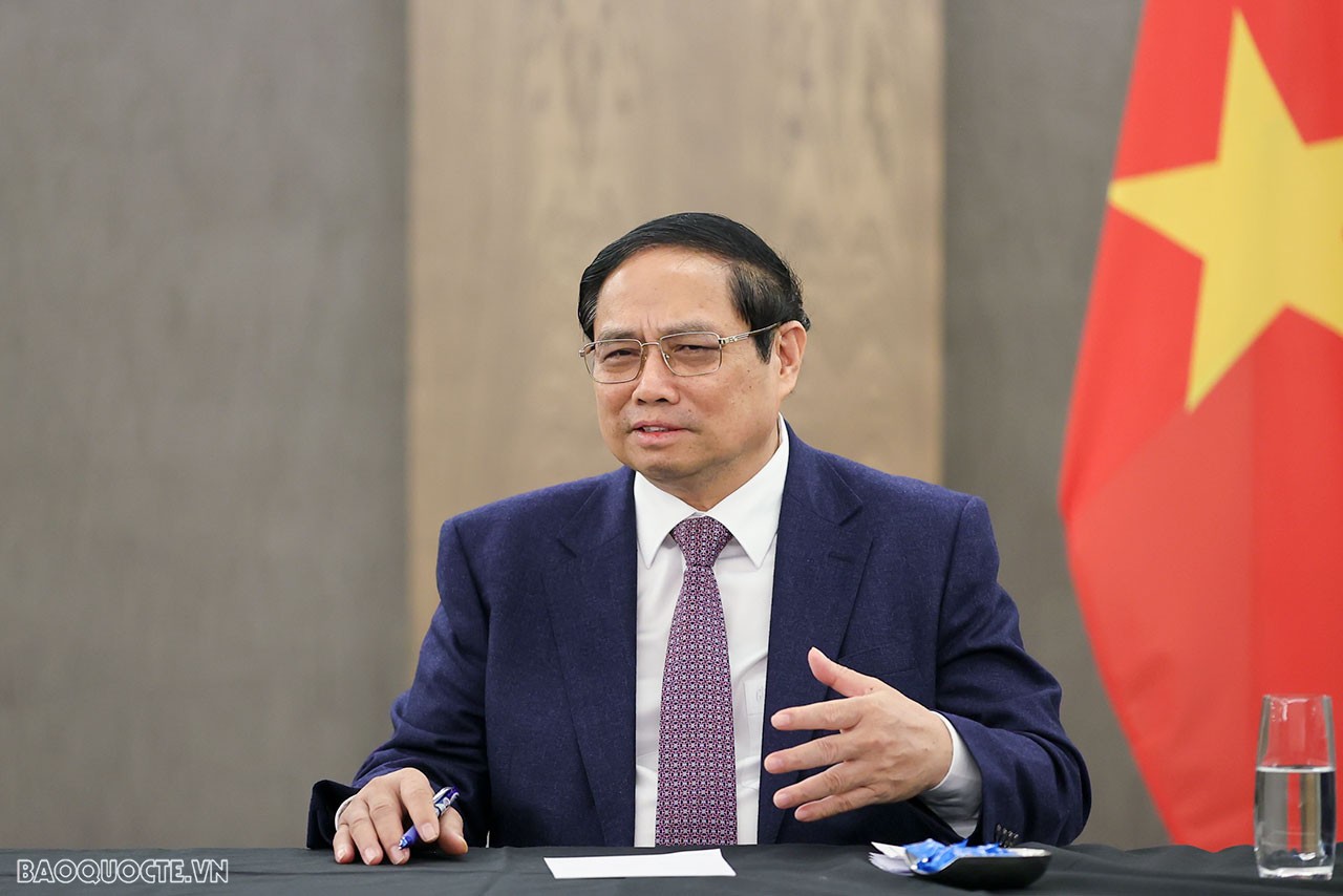 Sáng 10/3, tại thành phố Auckland, trong chương trình chuyến thăm chính thức New Zealand, Thủ tướng Chính phủ Phạm Minh Chính đã tiếp, làm việc với đại diện Tổ chức Kết nối mạng lưới trí thức Việt Nam hoạt động tại New Zealand (VietTechNZ). Sáng 10/3, tại thành phố Auckland, trong chương trình chuyến thăm chính thức New Zealand, Thủ tướng Chính phủ Phạm Minh Chính đã tiếp, làm việc với đại diện Tổ chức Kết nối mạng lưới trí thức Việt Nam hoạt động tại New Zealand (VietTechNZ).