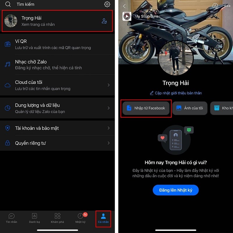 Hướng dẫn chuyển bài đăng Facebook sang Zalo với vài thao tác đơn giản