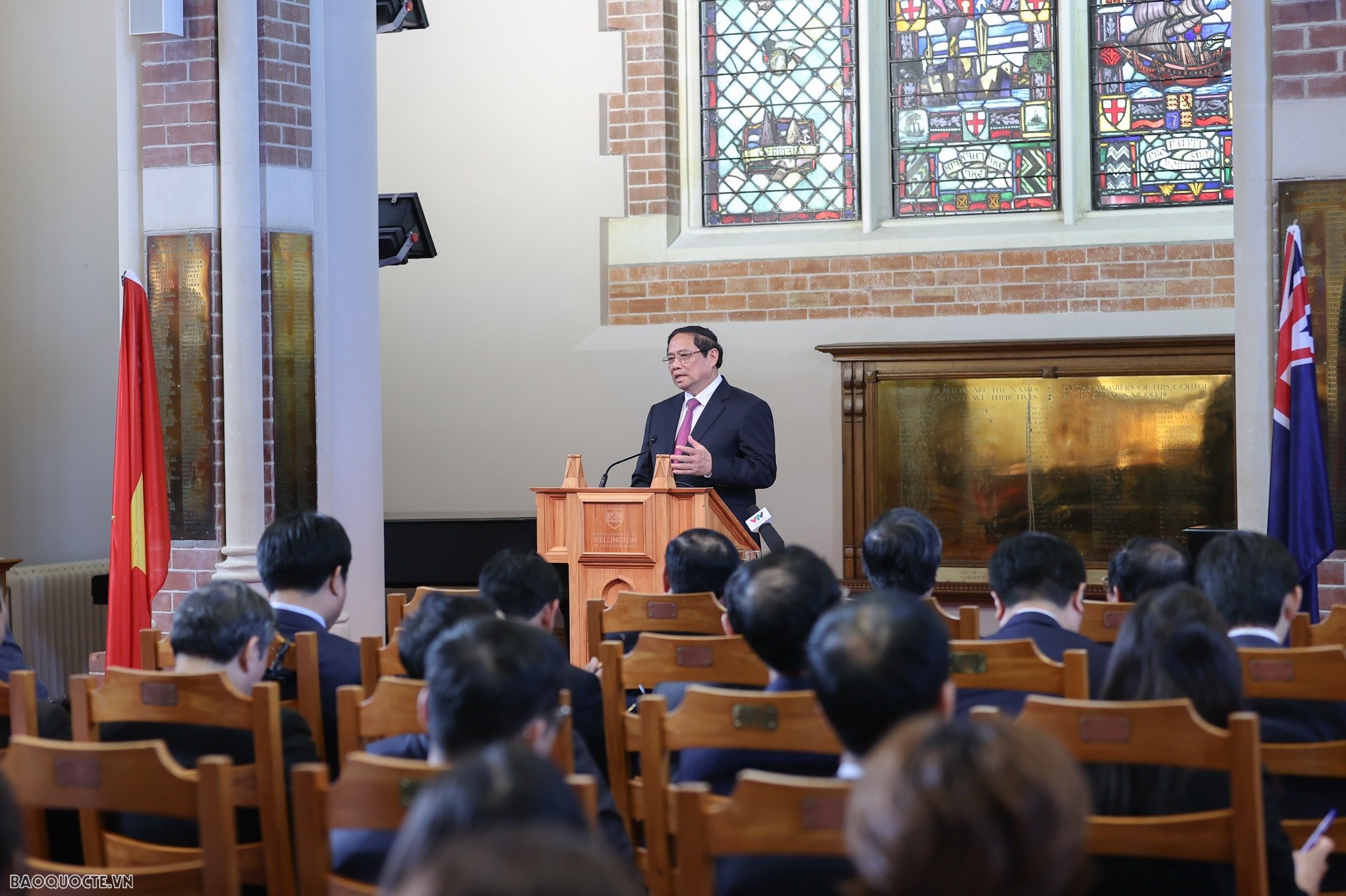 Bài phát biểu chính sách ý nghĩa và sâu sắc của Thủ tướng Phạm Minh Chính tại Đại học Victoria Wellington, New Zealand