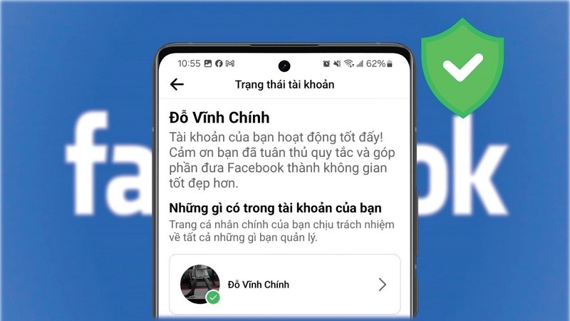 Cách kiểm tra trạng thái tài khoản trên Facebook