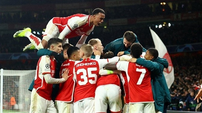 Champions League 2023/24: Arsenal giành vé vào tứ kết sau 14 năm