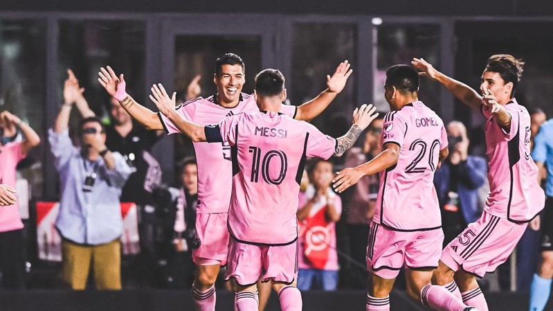 Hỉnh ảnh Lionel Messi, Luis Suarez tỏa sáng, đưa Inter Miami vào tứ kết CONCACAF Champions Cup