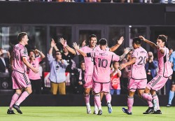 Hỉnh ảnh Lionel Messi, Luis Suarez tỏa sáng, đưa Inter Miami vào tứ kết CONCACAF Champions Cup