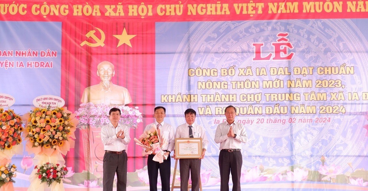Xã biên giới Ia Đal lãnh đạo phát triển kinh tế, tạo 'đòn bẩy' xây dựng nông thôn mới