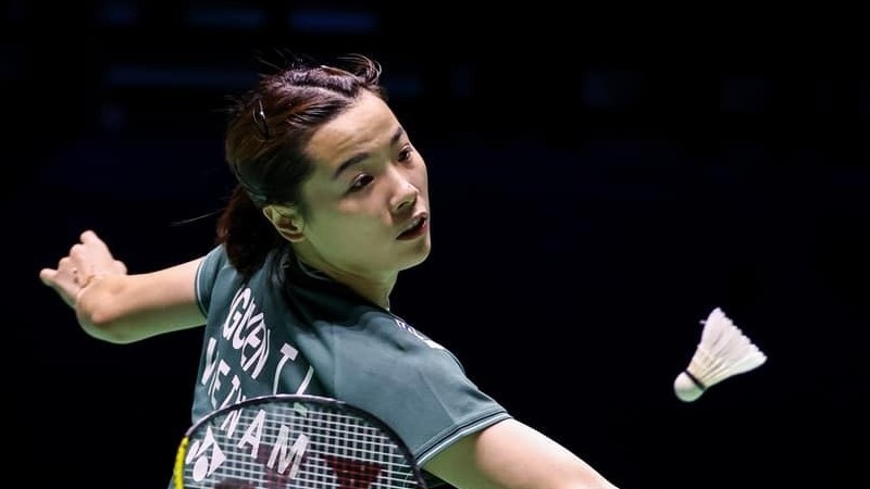 Tay vợt Nguyễn Thùy Linh miệt mài tập luyện, hướng tới Olympic Paris 2024