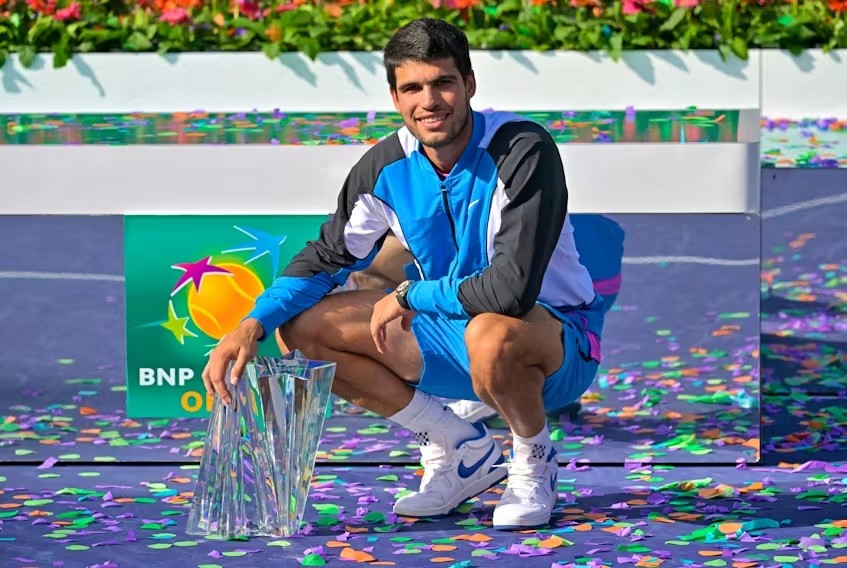 Vô địch Indian Wells 2024, Carlos Alcaraz cán nhiều cột mốc trong sự nghiệp