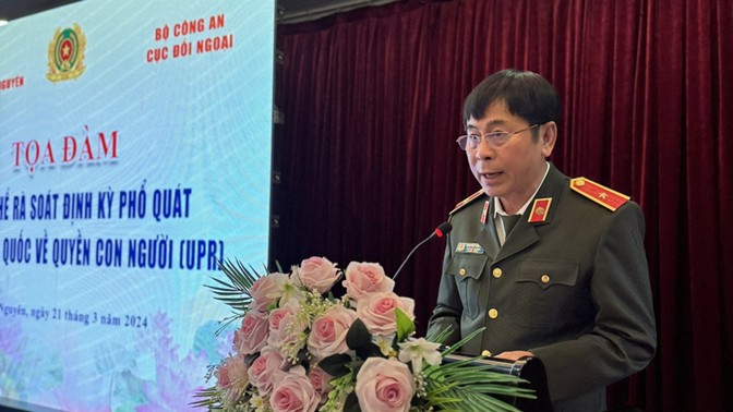 Coi trọng đảm bảo các quyền con người trong công tác công an