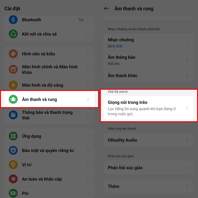 Cách bật lọc tiếng ồn trên OPPO để có cuộc gọi chất lượng hơn Cách bật lọc tiếng ồn trên OPPO để có cuộc gọi chất lượng hơn