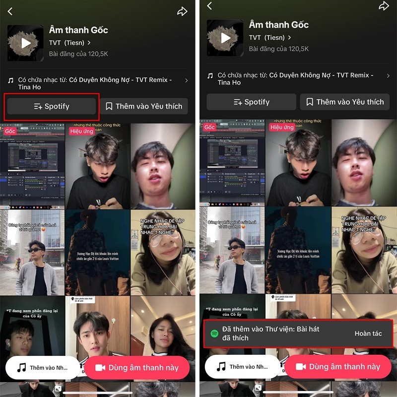 Cách lưu bài hát TikTok vào Spotify giúp bạn nghe nhạc thỏa mái hơn Cách lưu bài hát TikTok vào Spotify giúp bạn nghe nhạc thỏa mái hơn
